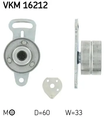 Poulie-Tendeur, Courroie De Distribution SKF VKM 16212