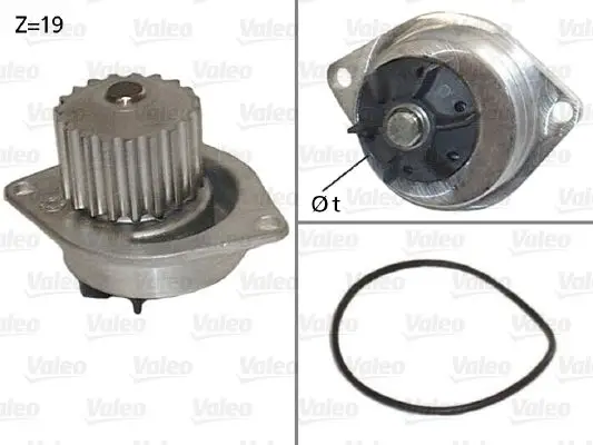 Pompe à eau VALEO 506595