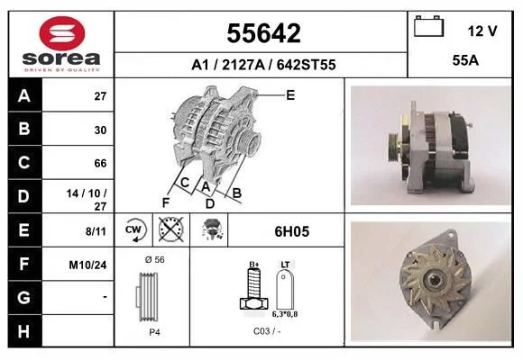 Alternateur EAI 55642