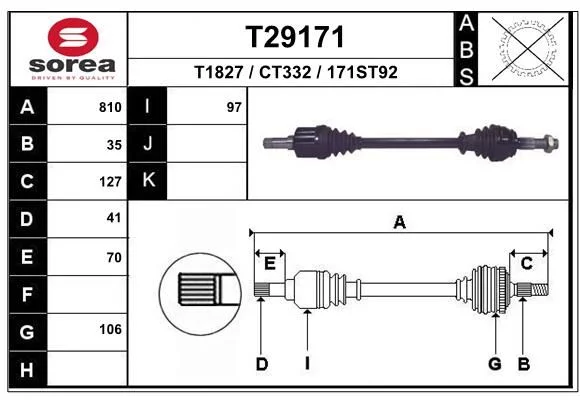 Cardan EAI T29171