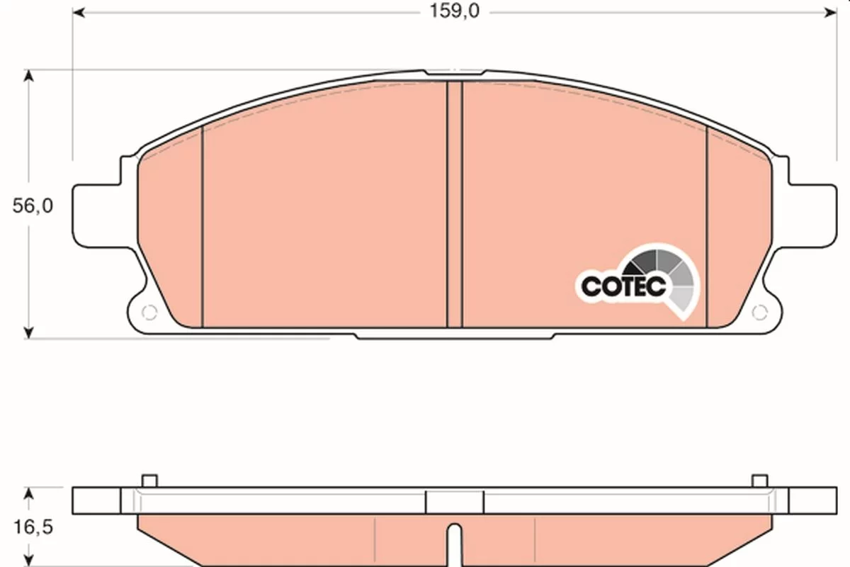 Kit de plaquettes de frein TRW GDB3293