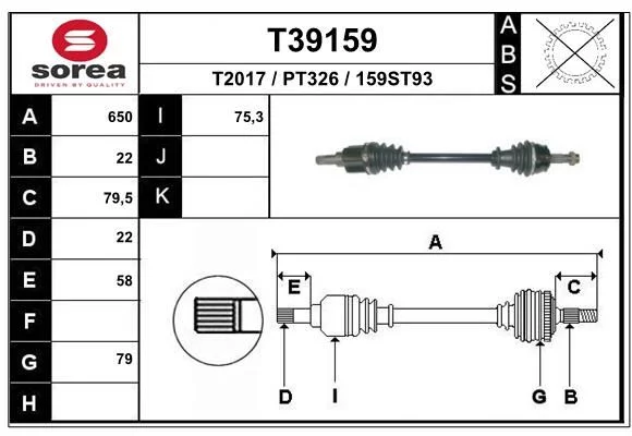Cardan EAI T39159