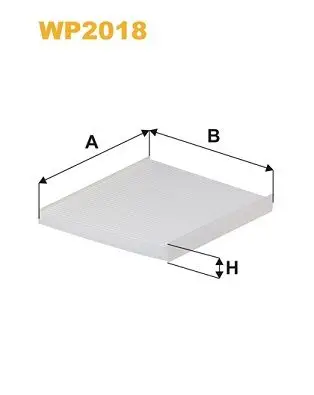 Filtre habitacle WIX FILTERS WP2018