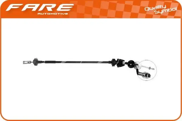 Tirette à câble, commande d'embrayage FARE 24275
