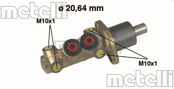 Maître-cylindre de frein METELLI 05-0059