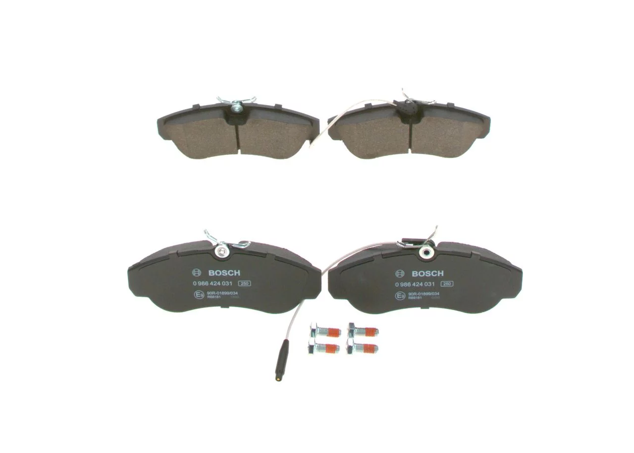 Kit de plaquettes de frein BOSCH 0 986 424 031