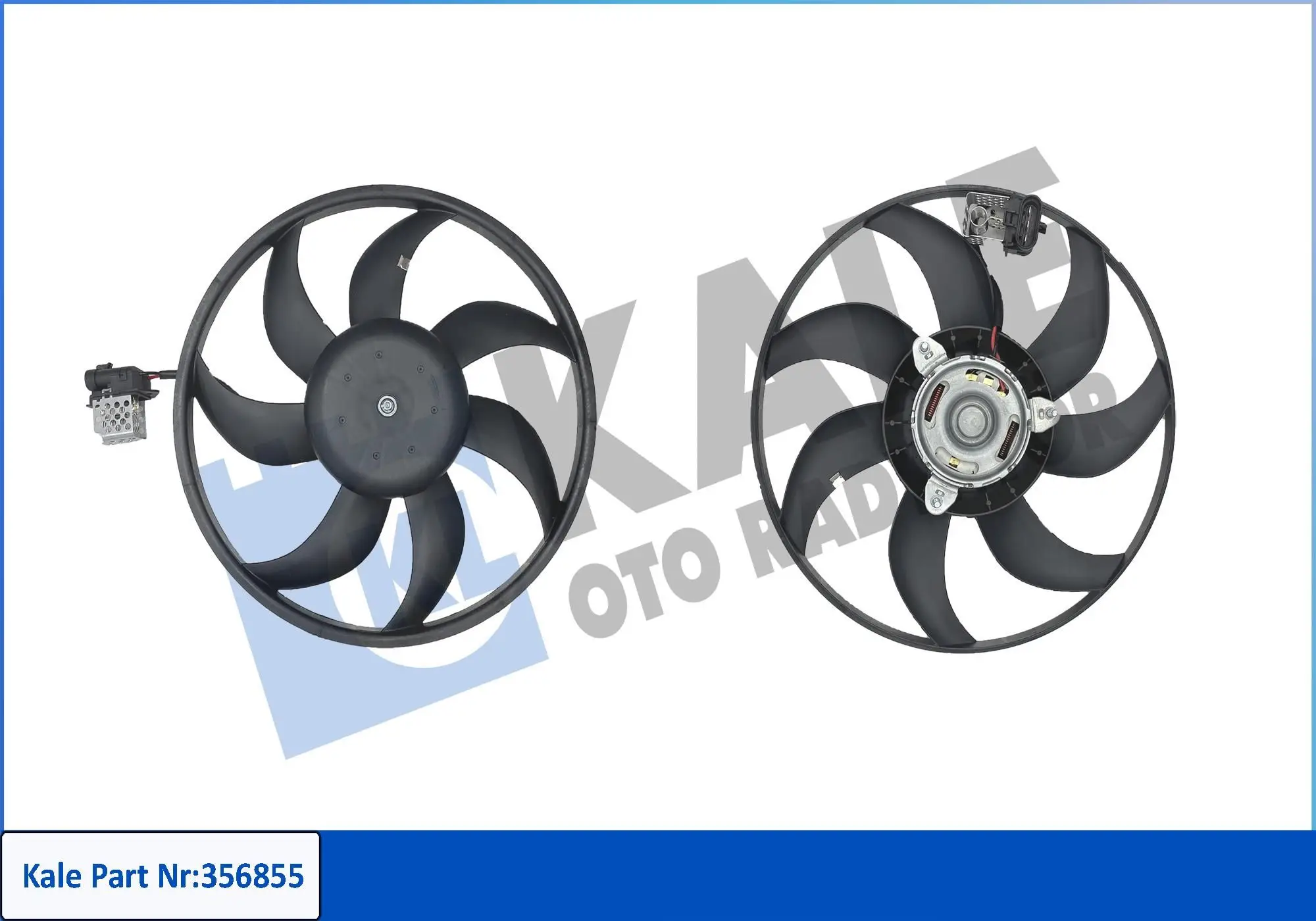Ventilateur, refroidissement du moteur KALE OTO RADYATÖR 356855