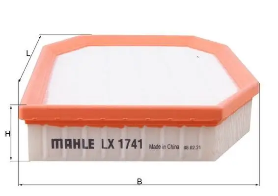 Filtre à air MAHLE ORIGINAL LX 1741