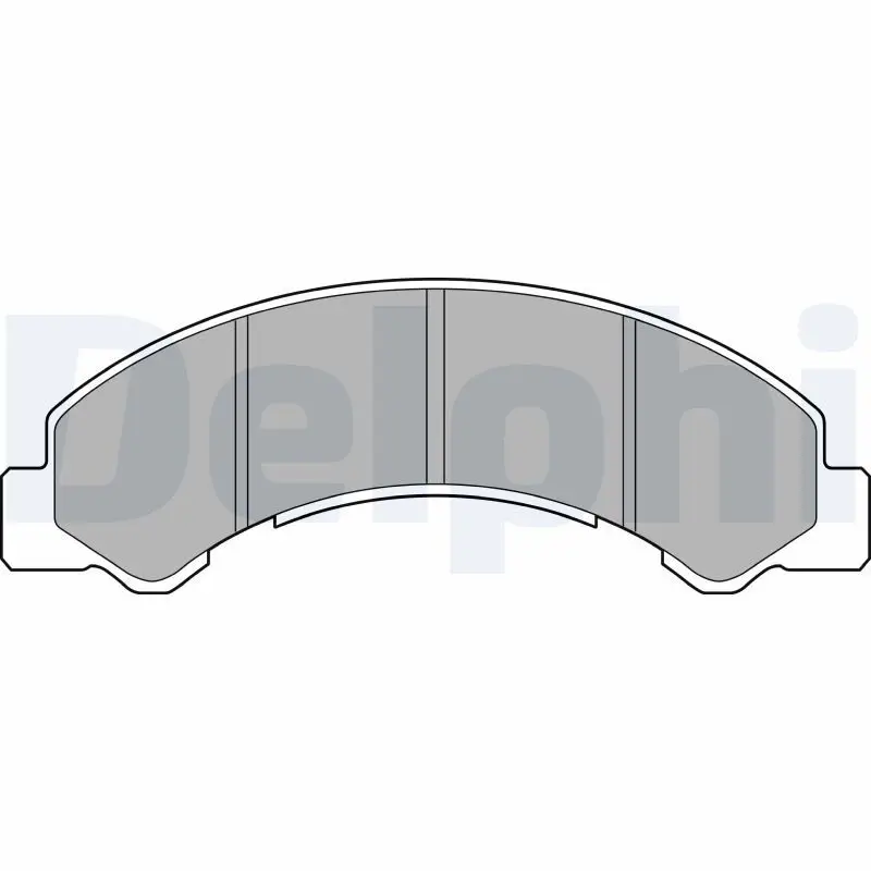 Kit de plaquettes de frein DELPHI LP2769