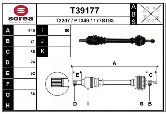 Cardan EAI T39177