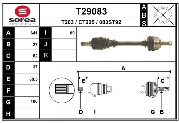 Cardan EAI T29083