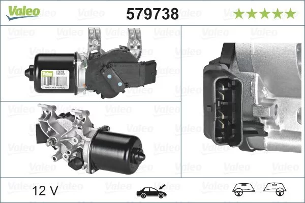 Moteur d'essuie-glace VALEO 579738