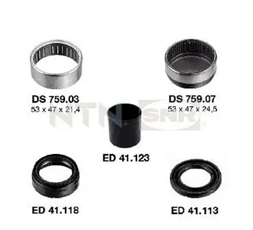 Suspension, corps de l'essieu SNR KS559.06