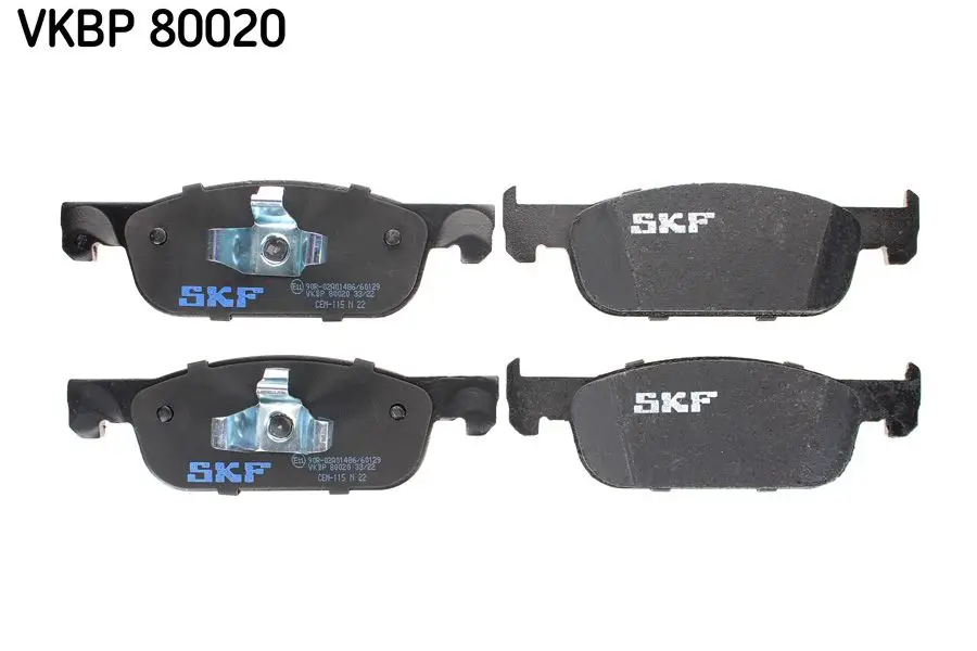Kit de plaquettes de frein SKF VKBP 80020