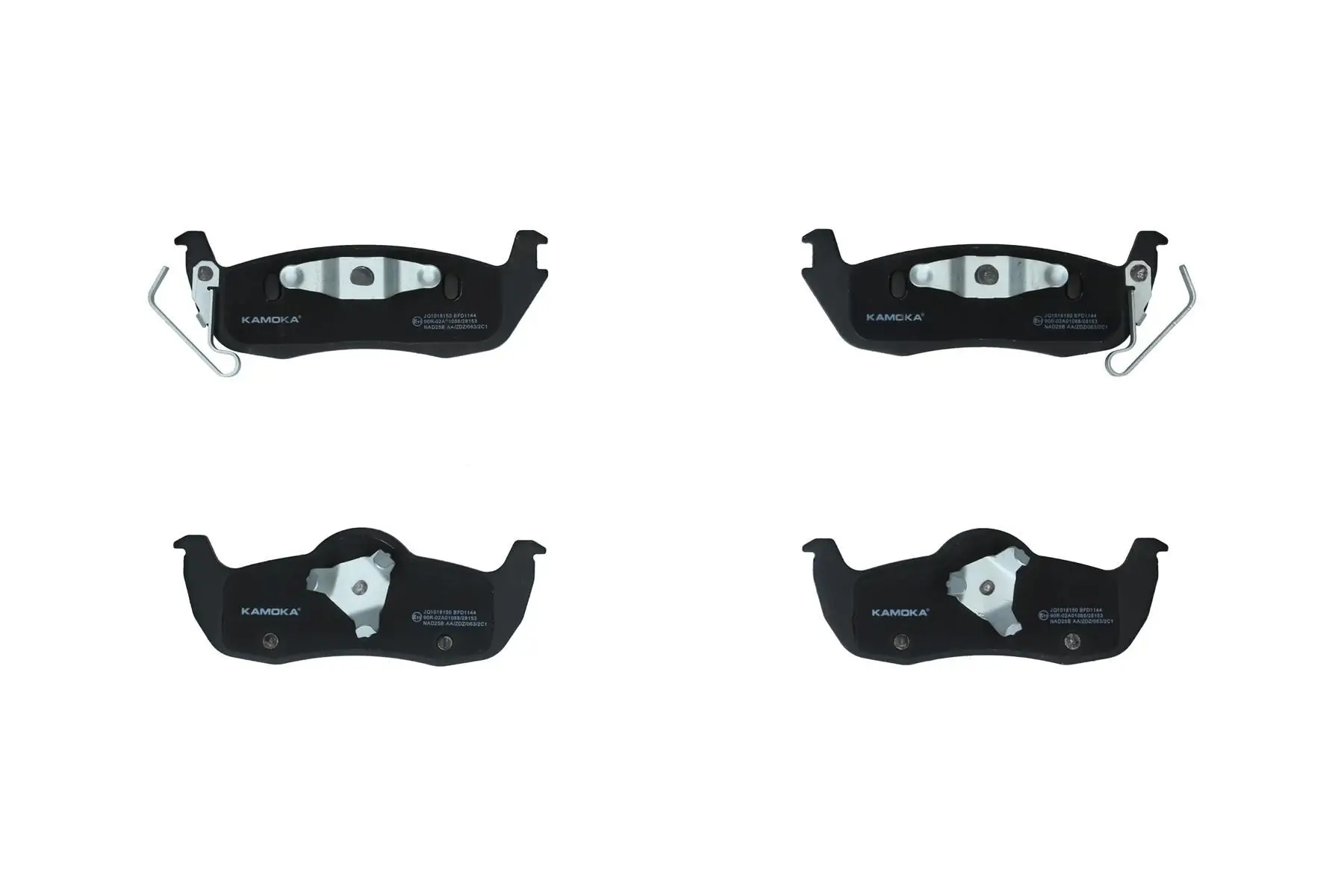 Kit de plaquettes de frein KAMOKA JQ1018150