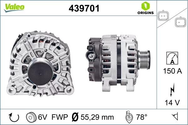 Alternateur VALEO 439701