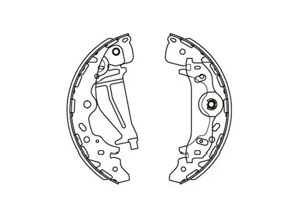 Jeu de mâchoires de frein KAVO PARTS KBS-3405